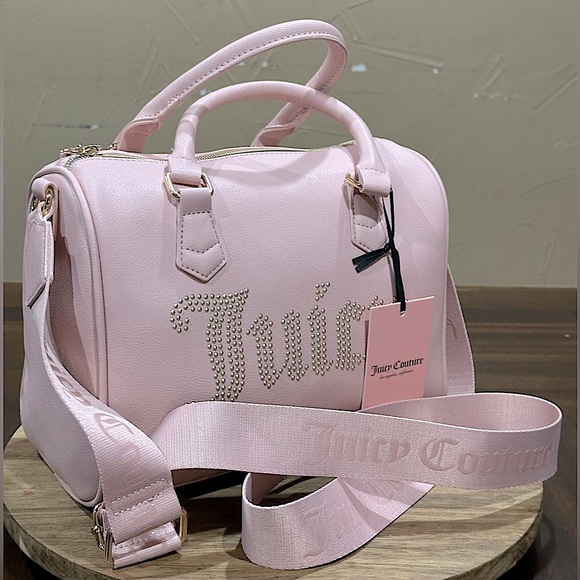 JUICY COUTURE PINK DIAMOND OBSESSION- SATCHEL BAG NWT - Picture 1 of 15
